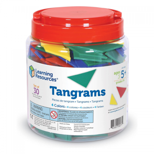 4-Color Tangrams