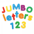 Jumbo Magnetic Letters & Numbers Bundle, 116 Pieces