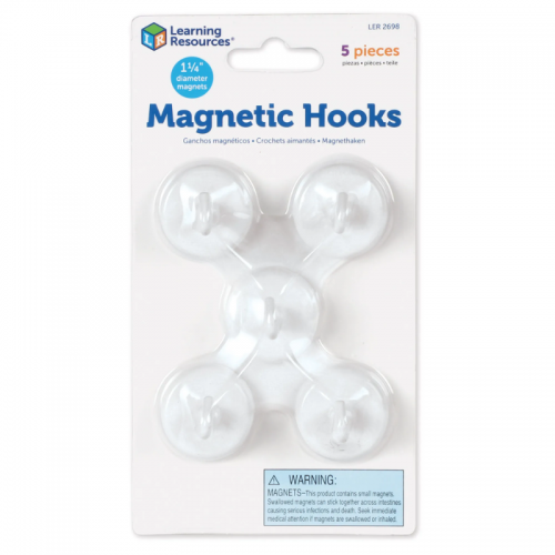 Magnetic Hooks, Set of 5