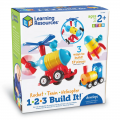 1-2-3 Build It!™ Rocket-Train-Helicopter