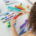 MathLink® Cubes Kindergarten Math Activity Set: Dino Time!