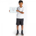 Coordinate Grid (X-Y Axis) Double-Sided Dry-Erase Board