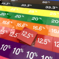 Percentage Tiles , Set of 51 pcs