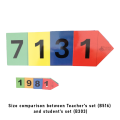 Giant Magnetic Place Value Arrows , teacher's set