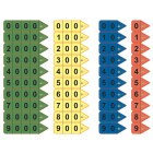 Place Value Card, double sided, thousands and decimals- plastic