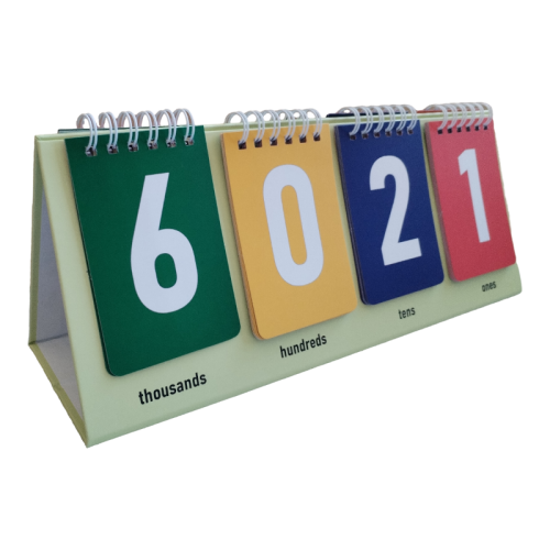 Place value thousands and decimals flip chart