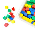 Plastic Cube , 2cm, Set of 100