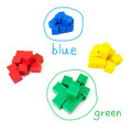 Plastic Cube , 2cm, Set of 100