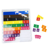 Plastic Fraction Tiles Set of 51