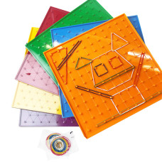 Large Geoboard, Set of 6