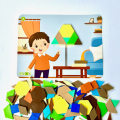 Recycling & Conservation Pattern Block Puzzle Set
