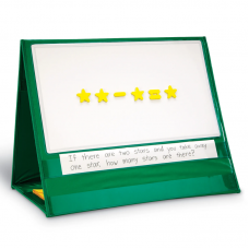 Write-On/ Wipe-Off Magnetic Demonstration Tabletop Pocket Chart