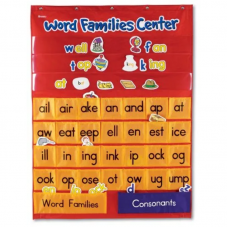 Word Families & Rhyming Center Pocket Chart