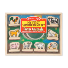 My First Wooden Stamp Set - Farm Animals
