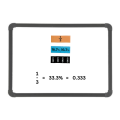 Magnetic Equivalency Tiles Set, Set of 180 pieces
