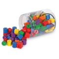 Wooden Beads in a Bucket
