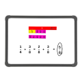 Magnetic Equivalency Tiles Set, Set of 180 pieces