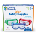 Color Safety Goggles, Set of 6