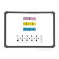 Magnetic Equivalency Tiles Set, Set of 180 pieces
