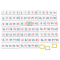 1-100 Magnetic Number Line