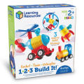 1-2-3 Build It!™ Rocket-Train-Helicopter
