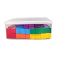 Wooden Colour Cubes, 1inch, Set of 102
