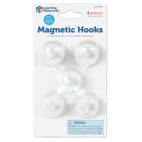Magnetic Hooks, Set of 5