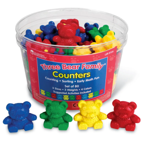 Three Bear Family® Counters (Set of 80)