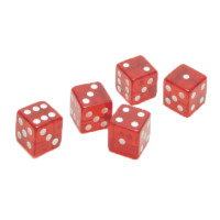 19mm Transparent Dot Dice