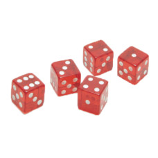 19mm Transparent Dot Dice