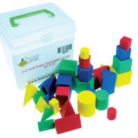 Soft Foam 3-D Mini Geometric Solid