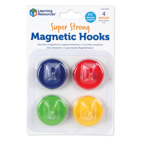 Super Strong Magnetic Hooks, Set of 4