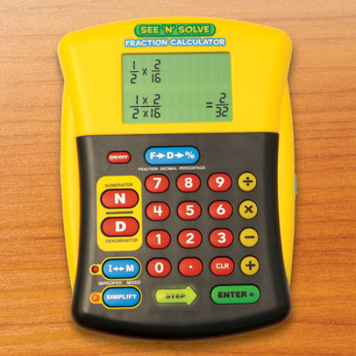 See & Solve Fraction Calculator