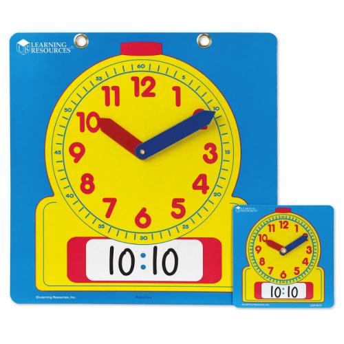  Write & Wipe Clocks Classroom Set