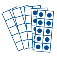 Tens Frames Blank Set of 16 pieces
