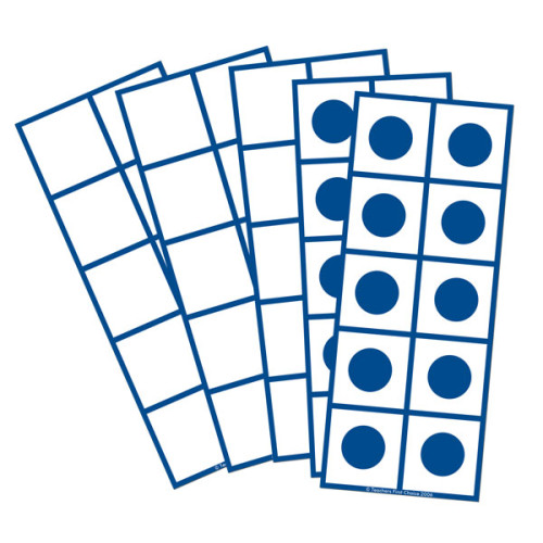 Tens Frames Blank Set of 16 pieces
