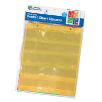 Magnetic Pocket Chart Squares, Set of 4