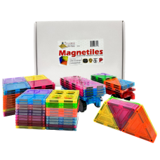 Translucent Magnetic Tiles, 100 pcs