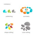 Edx Education FunPlay Rainbow Pebbles