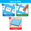 Hand2Mind Addition Practice Board Self-Checking Math Facts Hand2Mind Addition Practice Board Self-Checking Math Facts
