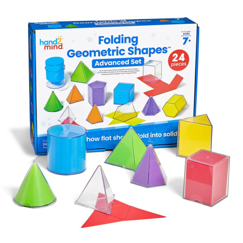 Hand2Mind Folding Geometric Shapes Advanced Set