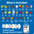 Learning Resources A to Z Mini Foods Play Food Set