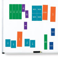 Learning Resources Double-Sided Magnetic Rainbow Fraction Squares
