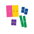 Learning Resources Double-Sided Magnetic Rainbow Fraction Squares