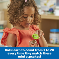 Learning Resources Mini Counting Cupcakes Math Set 40 Pieces