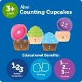 Learning Resources Mini Counting Cupcakes Math Set 40 Pieces