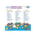 Learning Resources New Sprouts Breakfast, Lunch and Dinner Baskets