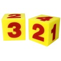 Giant Soft Numeral Cubes, Set of 2