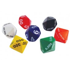 Jumbo, Place Value 10-sided Dice 7 pieces