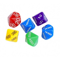Students Place Value Dice, Set of 6